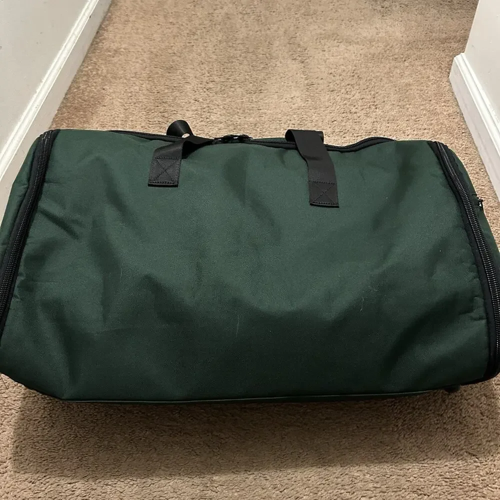 Halfday Garment Duffel Bag Green *NO SHOULDER STRAP